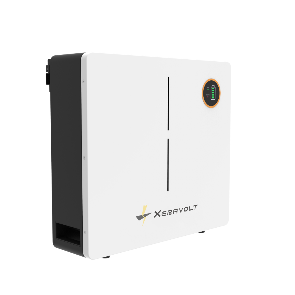 Wall-Mounted Solar Battery Side
